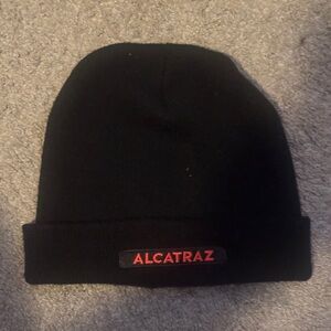 Black Knitwear Alcatraz Beanie